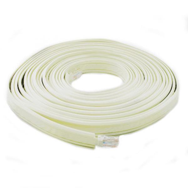 50' Flat CAT5e UTP Network Cable With Rails